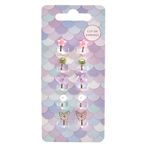 Fashion, accesorii si bijuterii - Copii - Accesorii copii - Bijuterii si ceasuri copii - Cercei copii set 5 perechi, clip on, multicolor, metal - Infinity.ro