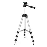 TV, Audio-Video si Foto - Aparate foto si accesorii - Accesorii foto si video - Trepiede - Trepied camera/telefon, rotire orizontala 360°, rotire verticala 90°, inaltime reglabila, aluminiu, argintiu/negru - Infinity.ro