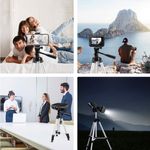 TV, Audio-Video si Foto - Aparate foto si accesorii - Accesorii foto si video - Trepiede - Trepied camera/telefon, rotire orizontala 360°, rotire verticala 90°, inaltime reglabila, aluminiu, argintiu/negru - Infinity.ro