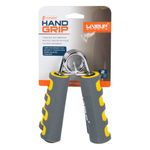 Sport si Outdoor - Fitness - Accesorii fitness - Benzi elastice fitness - Set flexor antrenament antebrat, liveup, manere spuma, gri galben, 2 bucati - Infinity.ro