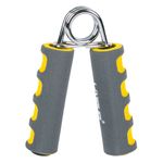 Sport si Outdoor - Fitness - Accesorii fitness - Benzi elastice fitness - Set flexor antrenament antebrat, liveup, manere spuma, gri galben, 2 bucati - Infinity.ro