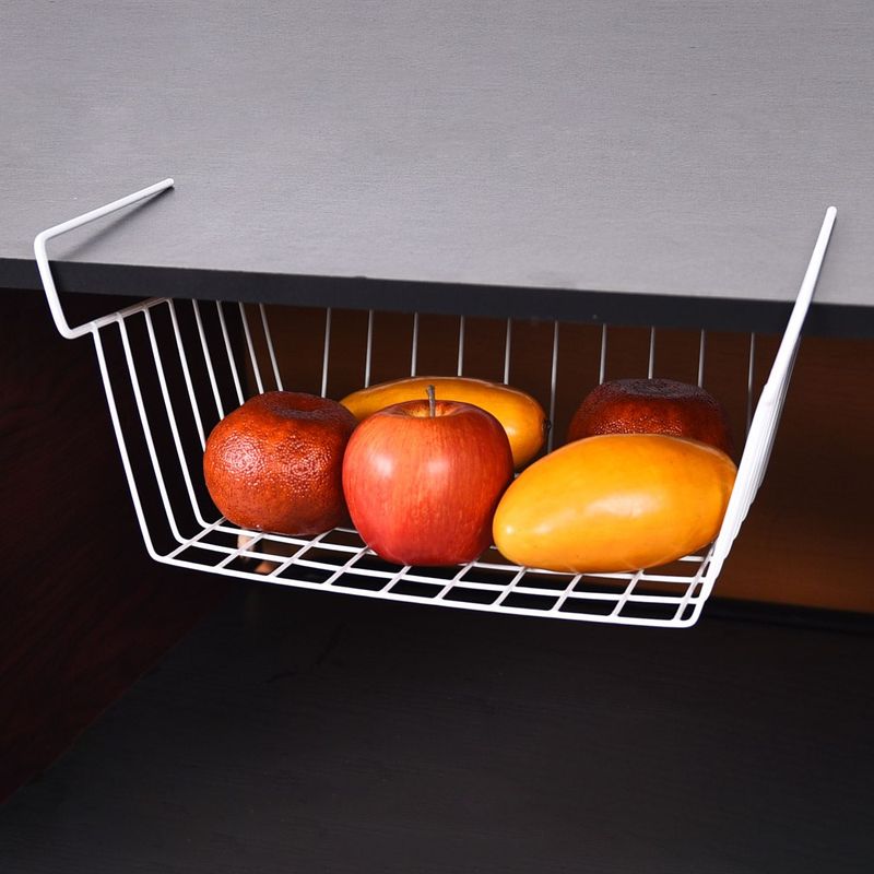 Casa si Gradina - Mobilier - Biblioteci si rafturi - Rafturi - Raft metalic suspendabil, alb, 32 x 26 x 15cm - Infinity.ro