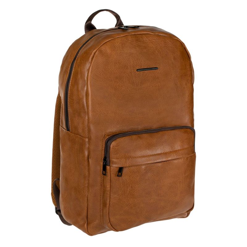 Laptop, Telefoane si Tablete - Laptopuri si accesorii - Accesorii Laptop - Genti laptop - Rucsac pu, model exclusivo, culoare maro, compartiment laptop, dimensiuni 30x 13 x 46cm - Infinity.ro