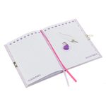 Carti si Birotica - Papetarie - Agende si calendare - Agende si carnete - Agenda cu lacat, model unicorn, coperta dura, lila, a5, 80 file - Infinity.ro