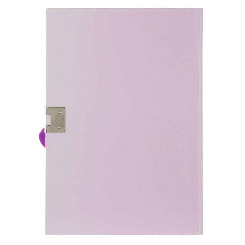 Carti si Birotica - Papetarie - Agende si calendare - Agende si carnete - Agenda cu lacat, model unicorn, coperta dura, lila, a5, 80 file - Infinity.ro