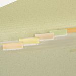 Carti si Birotica - Birotica - Accesorii de birou - Mape si dosare - Servieta organizator documente, model stropi, verde, 6 compartimente, 33 x 3 x 24cm - Infinity.ro