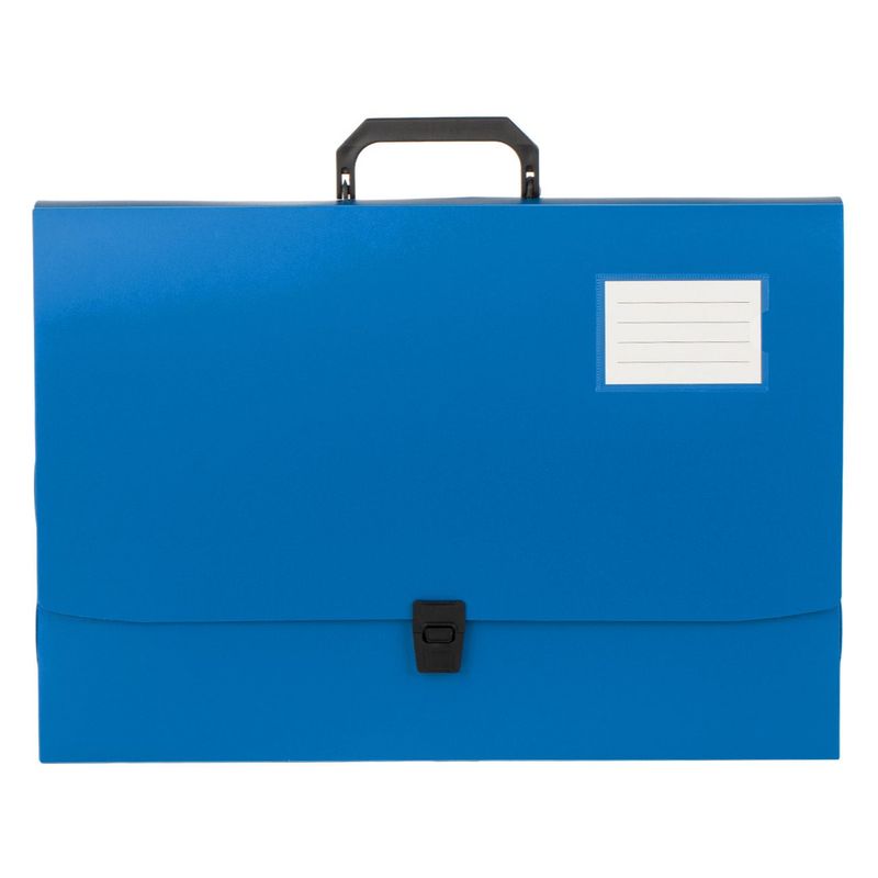 Carti si Birotica - Birotica - Accesorii de birou - Mape si dosare - Servieta documente, albastru, 45 x 3 x 31.5cm, plastic - Infinity.ro