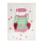 Fashion, accesorii si bijuterii - Copii - Accesorii copii - Bijuterii si ceasuri copii - Coliere copii, bff, inima, set 2 bucati, culoare fucsia, glitter - Infinity.ro