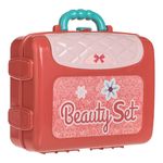 Jucarii, Copii si Bebe - Jucarii si jocuri - Jucarii de rol - Frumusete, bijuterii si accesorii fetite - Set frumusete pentru copii, beauty set, 14 piese, multicolor, 26 x 10x 20cm - Infinity.ro