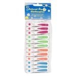 Market - Spalare si intretinere rufe - Uscatoare de rufe si accesorii - Carlige rufe, softgrip, 8cm, set 24 bucati, multicolor - Infinity.ro