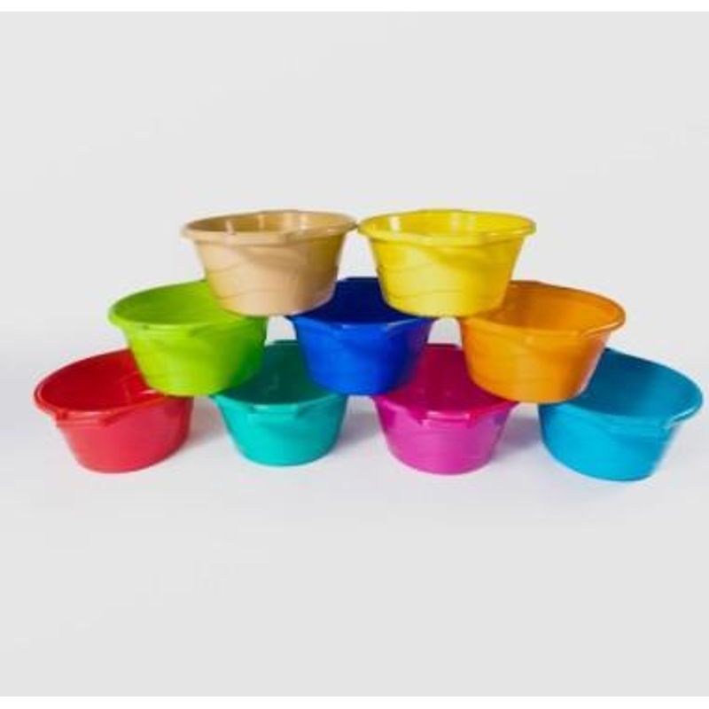 Market - Curatenie si intretinere casa - Produse menaj - Galeti si ligheane - Lighean oval plastic, 30 litri, diverse culori, 57x47x23cm - Infinity.ro