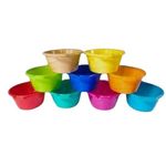 Market - Curatenie si intretinere casa - Produse menaj - Galeti si ligheane - Lighean oval plastic, 30 litri, diverse culori, 57x47x23cm - Infinity.ro