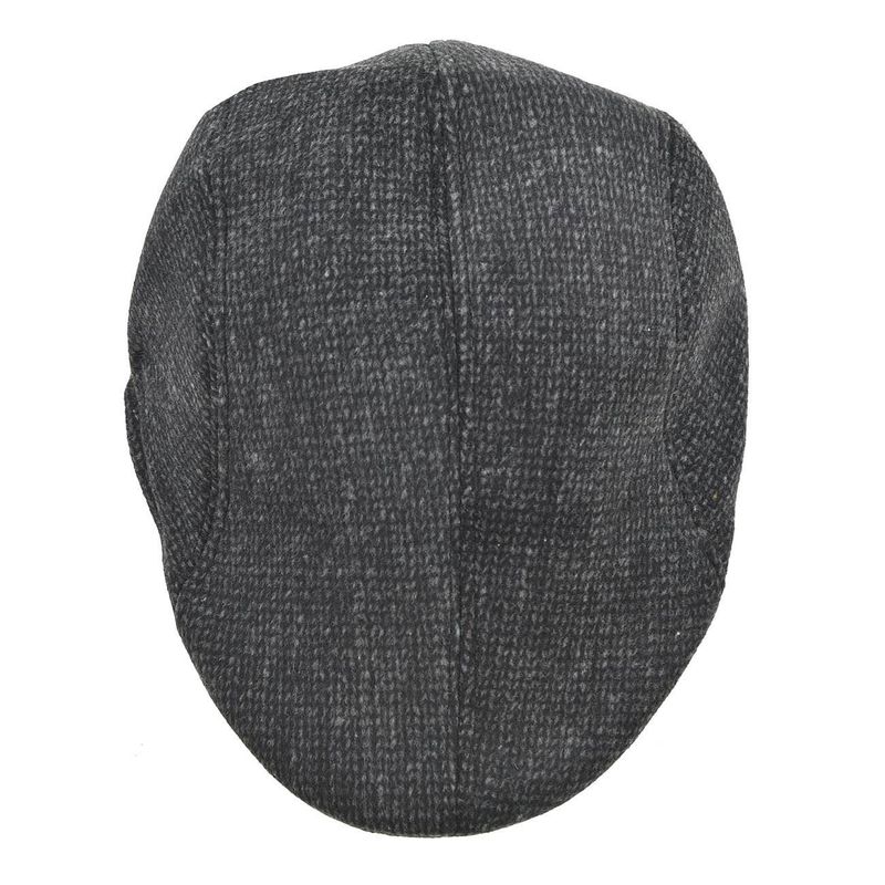 Fashion, accesorii si bijuterii - Barbati - Accesorii barbati - Caciuli si sepci barbati - Bereta barbati, model antracit/negru, material poliester - Infinity.ro