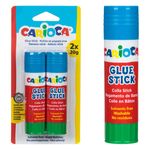 Carti si Birotica - Rechizite - Lipici si adezivi - Set lipici carioca, glue stick, capacitate 20g, 2 bucati, fara solventi, fara reziduuri, multicolor - Infinity.ro