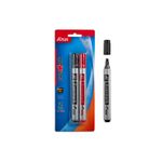 Carti si Birotica - Birotica - Instrumente de scris - Markere si carioci - Set markere permanent plus, evemark, varf rotund, 2 bucati, culori negru si rosu - Infinity.ro