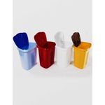 Market - Spalare si intretinere rufe - Uscatoare de rufe si accesorii - Cos de Rufe cu capac OVAL 45cm x 38cm x 51cm,plastic, diverse culori - Infinity.ro