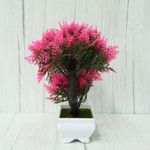 Casa si Gradina - Decoratiuni - Obiecte decorative - Plante artificiale - Bonsai decorativ artificial in ghiveci, Roz, 28 cm, MCT-18K99R - Infinity.ro