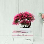 Casa si Gradina - Decoratiuni - Obiecte decorative - Plante artificiale - Bonsai decorativ artificial in ghiveci, Roz, 28 cm, MCT-18K99R - Infinity.ro