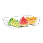 Casa si Gradina - Mobilier - Organizare si depozitare - Organizatoare pentru sertare si dulapuri - Organizator frigider, plastic, transparent, 40.8 x 29.4 x 8cm, capacitate 7l - Infinity.ro