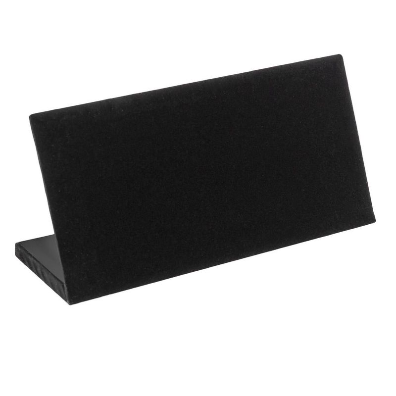 Fashion, accesorii si bijuterii - Femei - Bijuterii femei - Cutii bijuterii - Suport organizator bijuterii, velvet, negru, dimensiuni 25 x 8.5 x 11cm - Infinity.ro
