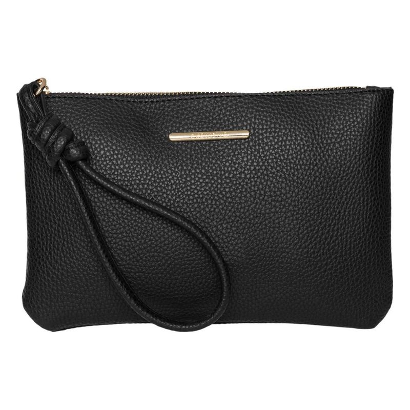 Fashion, accesorii si bijuterii - Femei - Accesorii femei - Genti si rucsacuri femei - Geanta dama, model elegant, culoare negru, dimensiuni 24 x 15cm, material sintetic - Infinity.ro