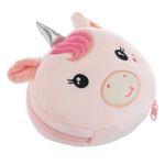 Sport si Outdoor - Articole de voiaj - Accesorii articole de voiaj - Set perna de calatorie si masca de somn, forma unicorn, roz - Infinity.ro