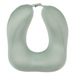 Sport si Outdoor - Articole de voiaj - Accesorii articole de voiaj - Perna calatorie, anatomica, memory foam, fermoar detasabil, culoare gri taupe, dimensiuni 27 x 23 x 13 cm - Infinity.ro