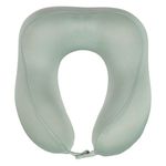 Sport si Outdoor - Articole de voiaj - Accesorii articole de voiaj - Perna calatorie, anatomica, memory foam, fermoar detasabil, culoare gri taupe, dimensiuni 27 x 23 x 13 cm - Infinity.ro