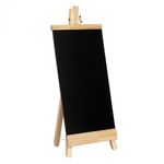 Carti si Birotica - Birotica - Accesorii de birou - Table si clipboard-uri - Tabla decorativa cu sevalet, 18 x 40cm, fata-verso, negru - Infinity.ro
