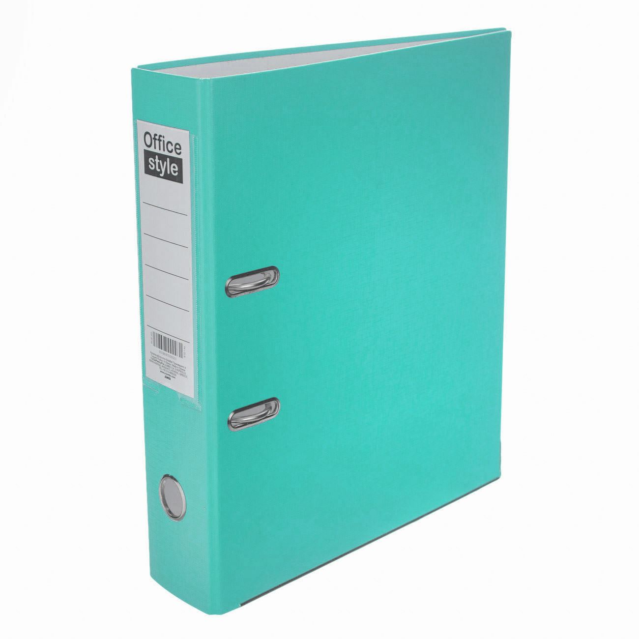 Biblioraft office style, a4, 2 inele, culoare verde, dimensiuni 29 x 32 cm