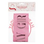 Fashion, accesorii si bijuterii - Copii - Accesorii copii - Accesorii pentru par copii - Set de petrecere, panglici party, panglica roz si coronita par cu margele, mesaj aniversar, 2 bucati - Infinity.ro