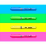 Carti si Birotica - Birotica - Instrumente de scris - Markere si carioci - Set evidentiatoare, bic, multicolor, 4 bucati, varf subtire, prindere cauciuc - Infinity.ro