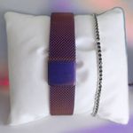 Fashion, accesorii si bijuterii - Femei - Bijuterii femei - Ceasuri femei - Set ceas casual de dama cu bratara inclusa, display analog, mecanism quartz, mov-burgundy, inchidere magnetica - Infinity.ro