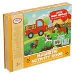 Carti si Birotica - Carti - Carti pentru copii - Carti pentru bebelusi - Carte activitati, magnetic activity book, animale de la ferma, 3+ ani, multicolor - Infinity.ro