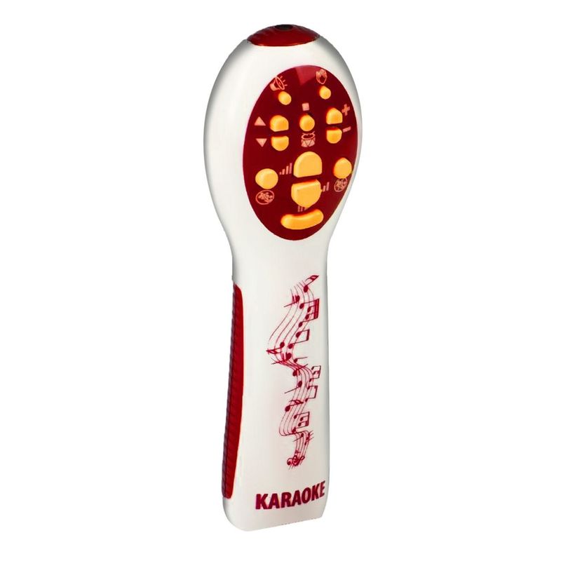 Jucarii, Copii si Bebe - Jucarii si jocuri - Jucarii de rol - Instrumente muzicale de jucarie - Microfon karaoke jucarie, 20 de cantece, functioneaza cu baterii, multicolor, varsta 3+ ani - Infinity.ro
