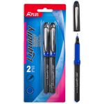 Carti si Birotica - Birotica - Instrumente de scris - Pixuri si stilouri - Set finelinere, a plus, liquidly, cerneala lichida, 2 buc, cerneala albastra, corp negru - Infinity.ro