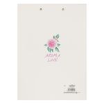 Carti si Birotica - Birotica - Accesorii de birou - Table si clipboard-uri - Clipboard carton aroma line, a4, culoare ecru, model trandafiri, aroma trandafiri, clips metalic - Infinity.ro