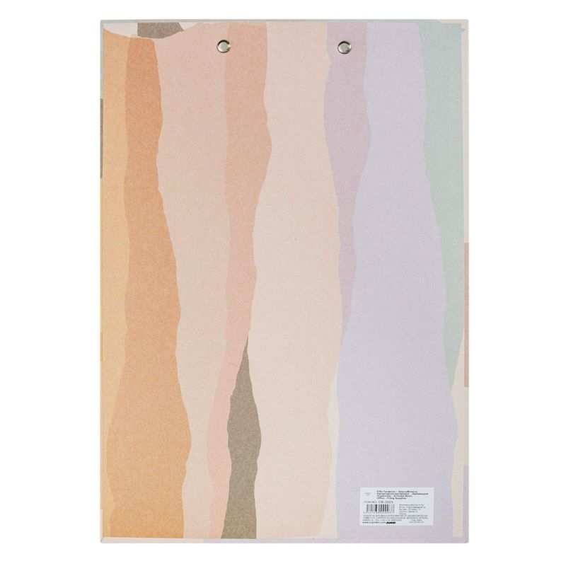 Carti si Birotica/Birotica/Accesorii de birou/Table si clipboard-uri - Clipboard carton, model abstract, multicolor, dimensiune a4, clips metalic - Infinity.ro