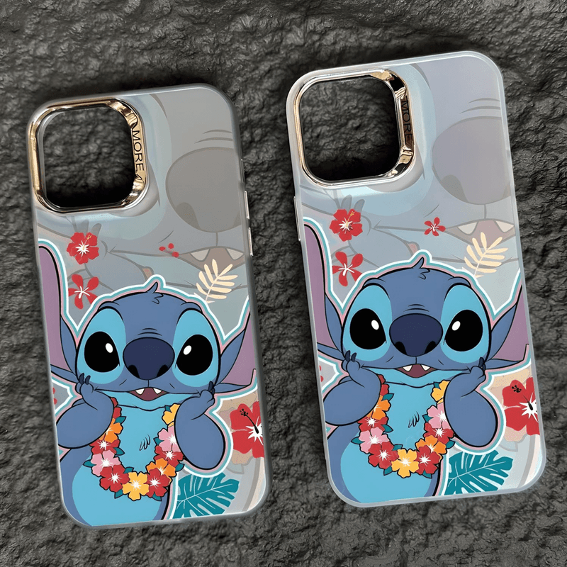 Laptop, Telefoane si Tablete - Telefoane mobile si accesorii - Accesorii Telefoane - Huse telefoane - Husa compatibila cu Apple Iphone 15, Protectie Completa, Model STITCH - Infinity.ro