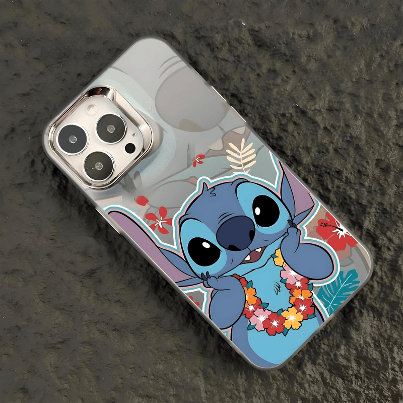 Laptop, Telefoane si Tablete - Telefoane mobile si accesorii - Accesorii Telefoane - Huse telefoane - Husa compatibila cu Apple Iphone 15, Protectie Completa, Model STITCH - Infinity.ro