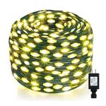 Casa si Gradina - Decoratiuni - Decoratiuni de sezon - Instalatie LED Liniara, pentru Craciun, 240 LED-uri, 30m, Exterior-Interior, IP44, Jocuri de Lumini, 4 Culori - Albastru - Infinity.ro