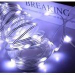 Casa si Gradina - Decoratiuni - Decoratiuni de sezon - Instalatie LED Liniara, pentru Craciun, 240 LED-uri, 30m, Exterior-Interior, IP44, Jocuri de Lumini, 4 Culori - Albastru - Infinity.ro