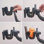 Jucarii, Copii si Bebe - Carucioare si articole de transport - Accesorii transport copii - Suport accesorii carucior, rotativ 360°, cu suport telefon si pahar, negru - Infinity.ro