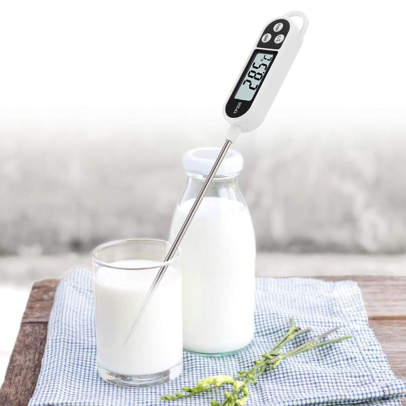 Casa si Gradina - Bucatarie si vesela - Ustensile bucatarie - Termometre bucatarie - Termometru digital, tp300, masurare temperatura 5-10 secunde, interval -50°c la 300°c, baterie inclusa, alb - Infinity.ro