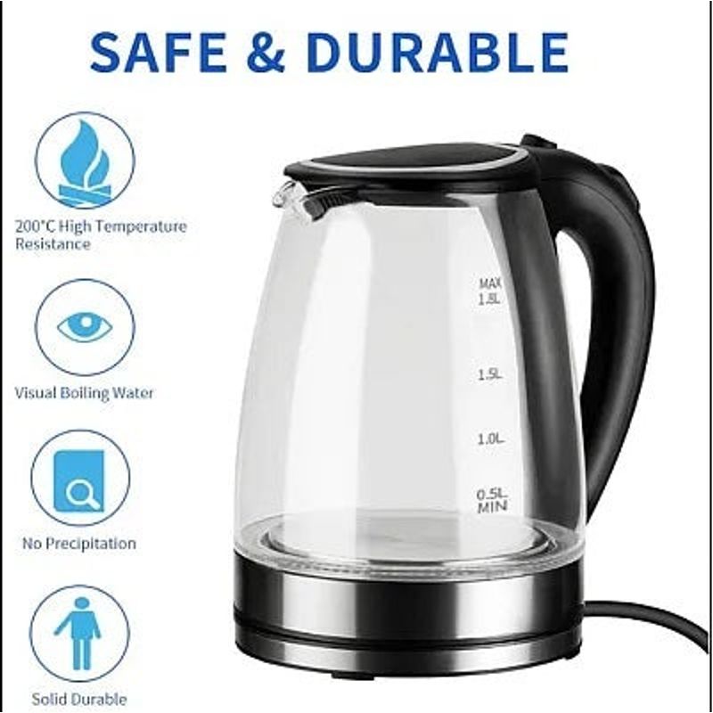 Electronice si Electrocasnice - Electrocasnice bucatarie - Preparare bauturi - Fierbatoare de apa - Fierbator de apa electric cu capacitate de 1.8L si putere 2000W SONYMAX SN-1104 - Infinity.ro