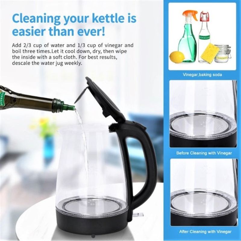 Electronice si Electrocasnice - Electrocasnice bucatarie - Preparare bauturi - Fierbatoare de apa - Fierbator de apa electric cu capacitate de 1.8L si putere 2000W SONYMAX SN-1104 - Infinity.ro