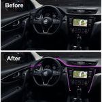 Auto si Moto - Electrice auto - Iluminare si semnalizare - Lumini ambientale - Fir RGB 5m lumina ambientala auto, alimentare cu mufa USB, 7 culori - Infinity.ro