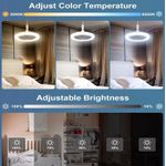 Casa si Gradina - Corpuri si surse de iluminat - Plafoniere, aplice si spoturi - Ventilator de tavan silentios, 30W, 3 viteze, cu soclu E27/B22, lumina si telecomanda, alb-galben - Infinity.ro