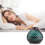 Casa si Gradina - Decoratiuni - Aromaterapie si lumanari - Difuzoare aromaterapie - Difuzor de aroma cu telecomanda, Andowl, lumina RGB ambientala, rezervor 400ml - Infinity.ro