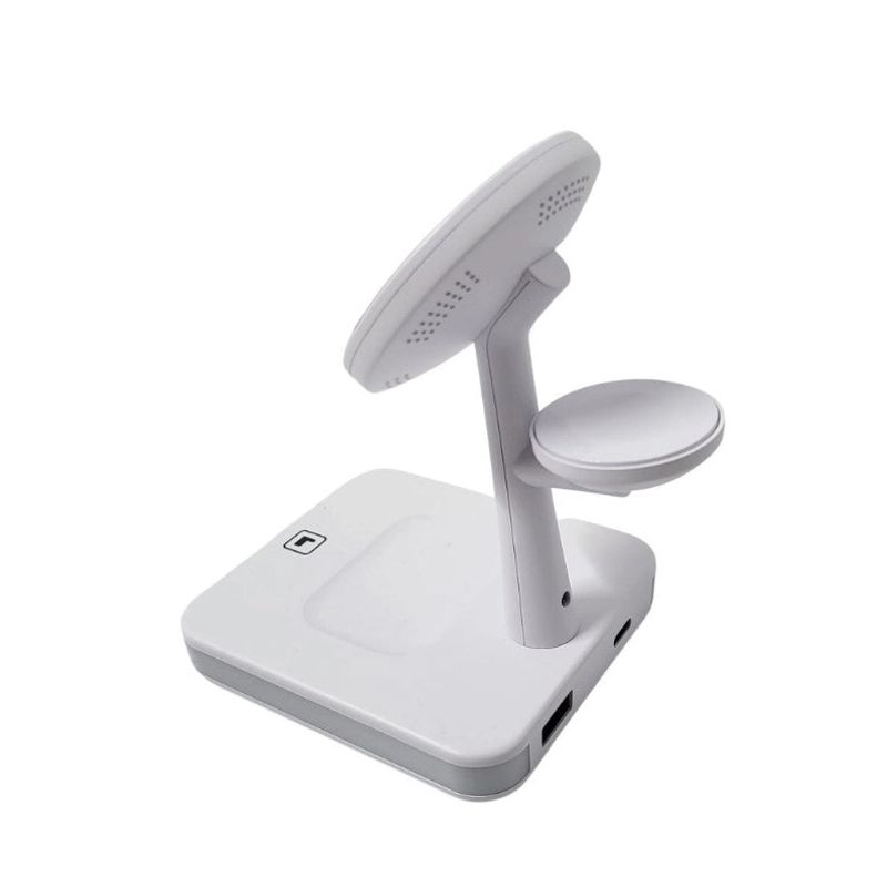 Laptop, Telefoane si Tablete - Telefoane mobile si accesorii - Accesorii Telefoane - Incarcatoare telefoane - Incarcator wireless 4 in 1 Andowl 991, 25W, compatibil cu iPhone, iWatch, Airpod Pro 2 3 - Infinity.ro